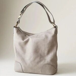 Sundance Codrington grey Italian Leather Shoulder Bag with convertible strap